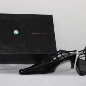 designer strappy pump